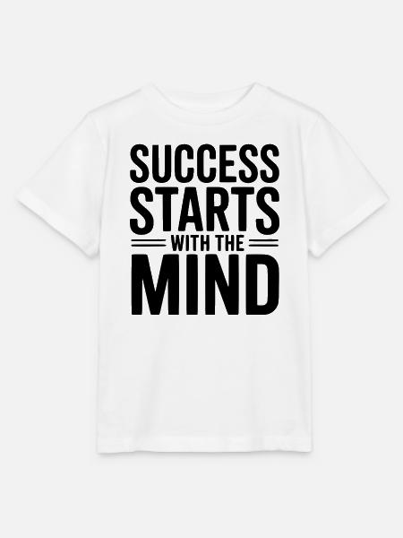 Erfolg beginnt mit dem Geist - Stanley/Stella Kinder T-Shirt MINI CREATOR  - Weiß