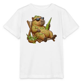 Sommerbiber im Lounge-Stil - Stanley/Stella Kinder T-Shirt MINI CREATOR  - Weiß - Vorne - Maike (125cm)