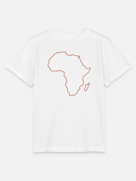 Karte von Afrika - Stanley/Stella Kinder T-Shirt MINI CREATOR  - Weiß