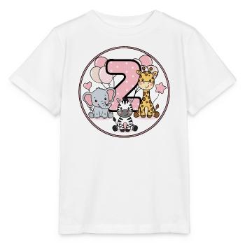 Süße Tierchen 2 - Stanley/Stella Kinder T-Shirt MINI CREATOR  - Weiß - Vorne - Maike (125cm)