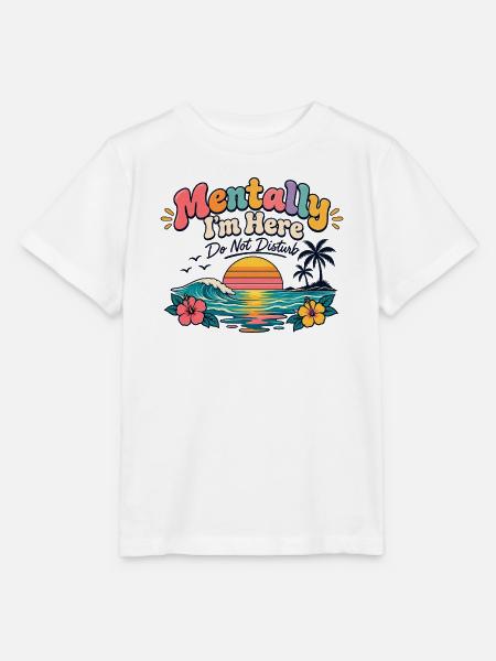 Mentally unavailable - Stanley/Stella Kinder T-Shirt MINI CREATOR - Weiß