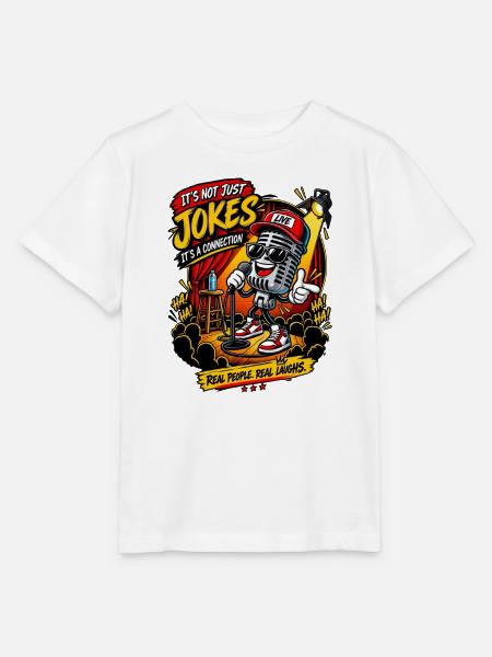 Live-Mikro: Verbindung durch Witze - Stanley/Stella Kinder T-Shirt MINI CREATOR - Weiß