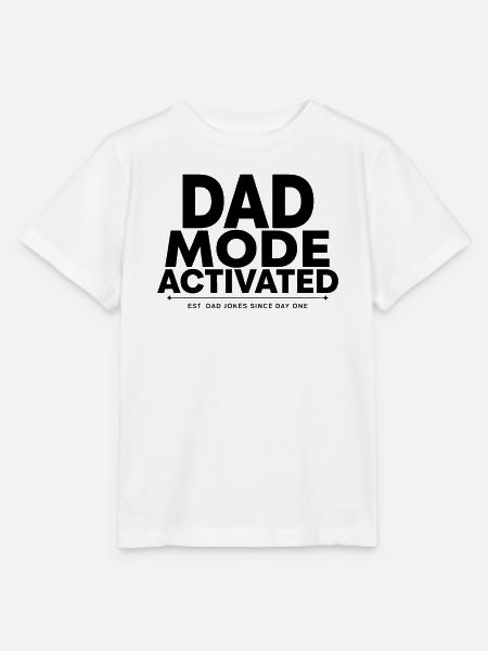 Papa-Modus aktiviert - Stanley/Stella Kinder T-Shirt MINI CREATOR - Weiß