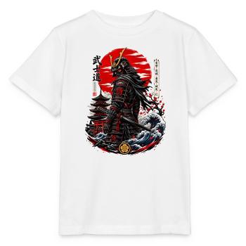 Samurai am Roten Mond - Stanley/Stella Kinder T-Shirt MINI CREATOR  - Weiß - Vorne - Maike (125cm)