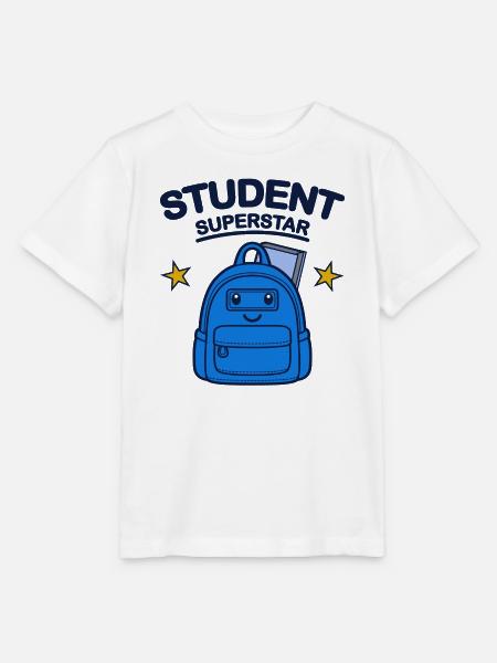 Studenten-Superstar-Design - Stanley/Stella Kinder T-Shirt MINI CREATOR  - Weiß