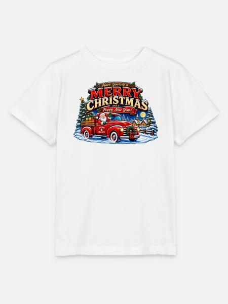 Merry Christmas - Stanley/Stella Kinder T-Shirt MINI CREATOR - Weiß