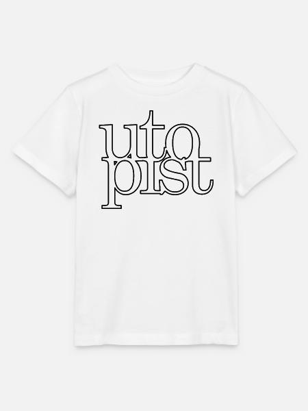 utopist_outline - Stanley/Stella Kinder T-Shirt MINI CREATOR - Weiß