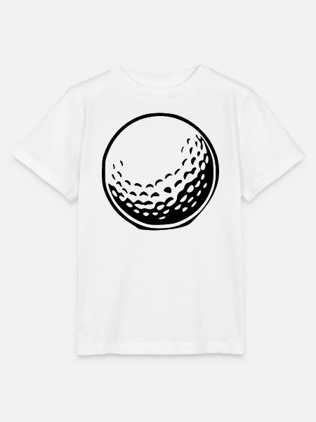 Golfball Geschenk Golfspieler - Stanley/Stella Kinder T-Shirt MINI CREATOR - Weiß