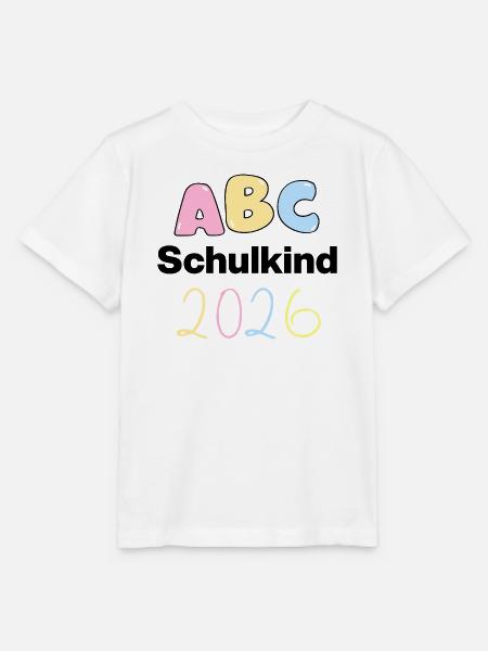 SCHULKIND 2026, EINSCHULUNG, ERSTKLÄSSLER, SCHULE - Stanley/Stella Kinder T-Shirt MINI CREATOR - Weiß