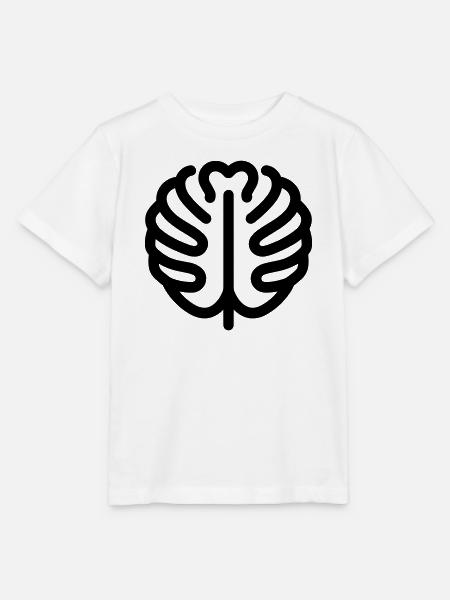 tropisches Blatt - Stanley/Stella Kinder T-Shirt MINI CREATOR  - Weiß