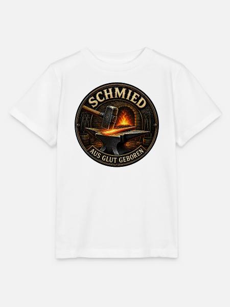 Schmied – Aus Glut geboren - Stanley/Stella Kinder T-Shirt MINI CREATOR - Weiß