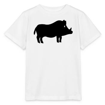 Wildschwein - Stanley/Stella Kinder T-Shirt MINI CREATOR  - Weiß - Vorne - Maike (125cm)