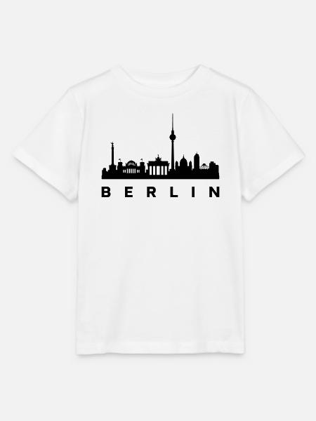 Berlin Skyline - Stanley/Stella Kinder T-Shirt MINI CREATOR - Weiß