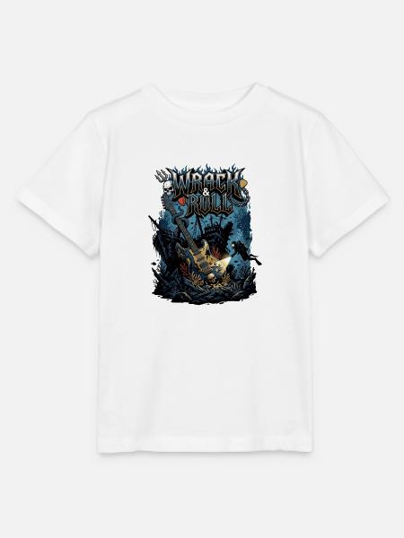 Ozeanische Rhythmen - Stanley/Stella Kinder T-Shirt MINI CREATOR  - Weiß
