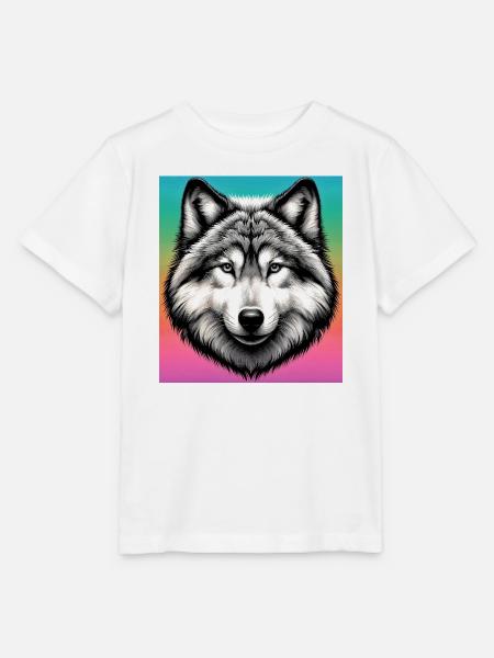 Wolf - Stanley/Stella Kinder T-Shirt MINI CREATOR - Weiß