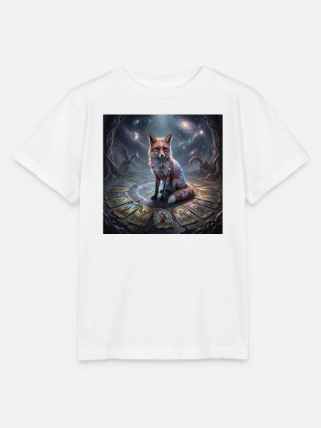 tarot_fox - Stanley/Stella Kinder T-Shirt MINI CREATOR  - Weiß
