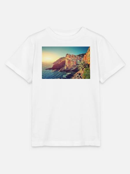 Italy_sea - Stanley/Stella Kinder T-Shirt MINI CREATOR  - Weiß