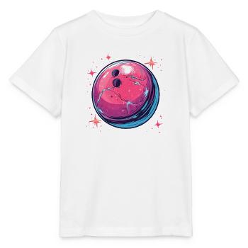 Cartoon Bowlingkugel - Stanley/Stella Kinder T-Shirt MINI CREATOR  - Weiß - Vorne - Maike (125cm)