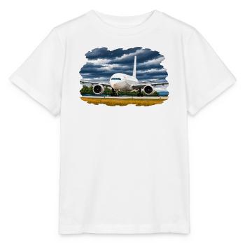 Flugzeug-, Luftfahrtkunst - Stanley/Stella Kinder T-Shirt MINI CREATOR  - Weiß - Vorne - Maike (125cm)