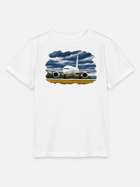 Flugzeug-, Luftfahrtkunst - Stanley/Stella Kinder T-Shirt MINI CREATOR  - Weiß