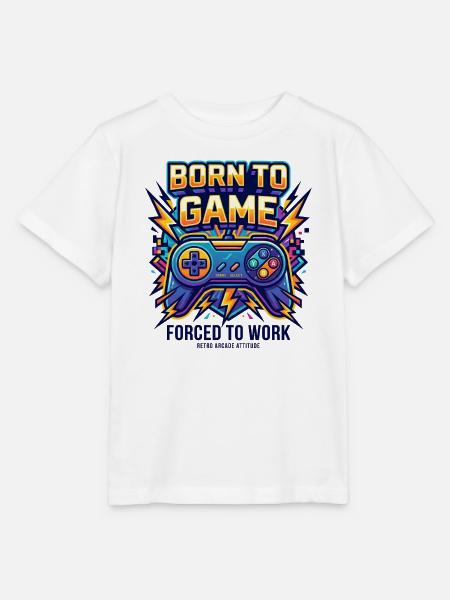 Geboren für das Spiel - Stanley/Stella Kinder T-Shirt MINI CREATOR - Weiß