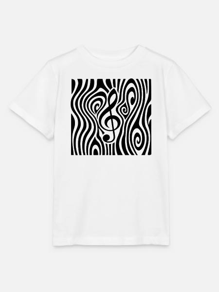 wood music - Stanley/Stella Kinder T-Shirt MINI CREATOR  - Weiß