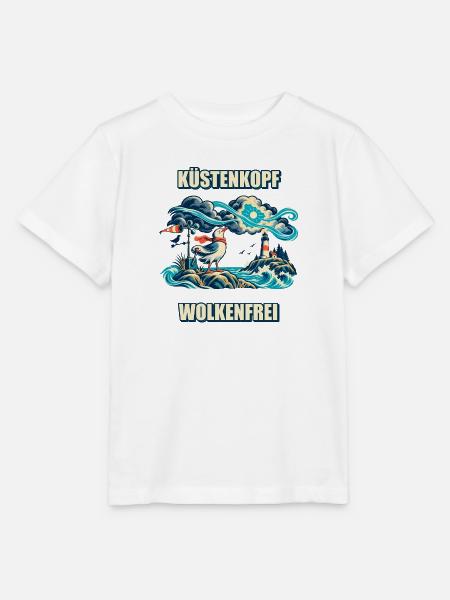 Küstenkopf, wolkenfrei - Stanley/Stella Kinder T-Shirt MINI CREATOR - Weiß