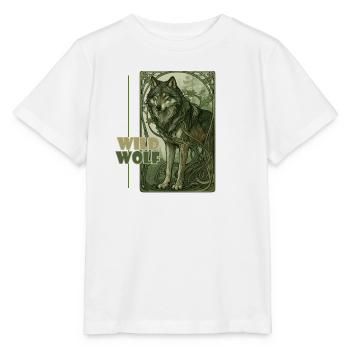 Jugendstil-Wildwolf - Stanley/Stella Kinder T-Shirt MINI CREATOR  - Weiß - Vorne - Maike (125cm)