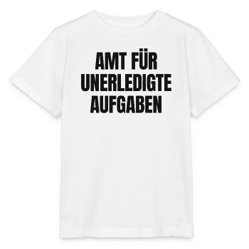 Amt für unerledigte Aufgaben hell - Bürokratie - Stanley/Stella Kinder T-Shirt MINI CREATOR  - Weiß - Vorne - Maike (125cm)