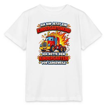 Feuerwehrkind rettet Kindergarten vor Langeweile - Stanley/Stella Kinder T-Shirt MINI CREATOR  - Weiß - Vorne - Maike (125cm)