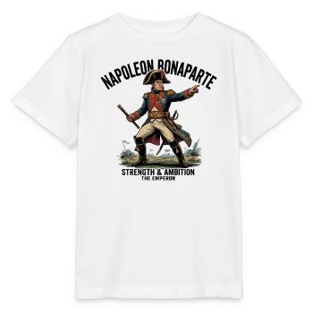 Napoleon Bonaparte - Stanley/Stella Kinder T-Shirt MINI CREATOR  - Weiß - Vorne - Maike (125cm)