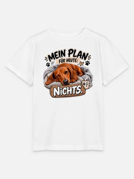 Mein Plan Heute: Nichts - Stanley/Stella Kinder T-Shirt MINI CREATOR - Weiß