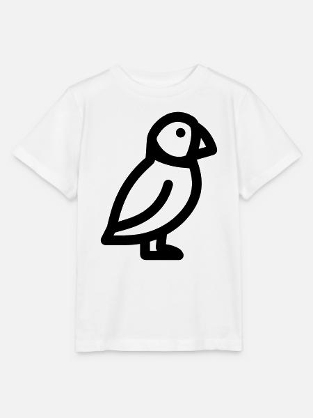 Papageitaucher-Seevogel - Stanley/Stella Kinder T-Shirt MINI CREATOR  - Weiß