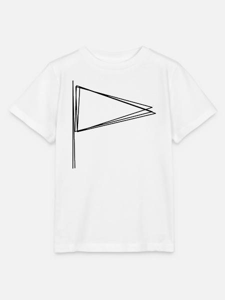 Wimpel handgezeichnet - Stanley/Stella Kinder T-Shirt MINI CREATOR - Weiß