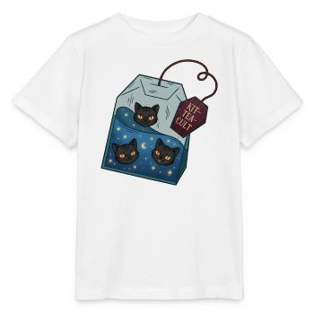 Katzentee Kult Box - Stanley/Stella Kinder T-Shirt MINI CREATOR  - Weiß - Vorne - Maike (125cm)
