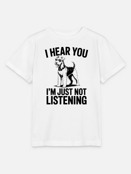 Airedale Terrier Spruch Airedale Terrier Geschenk  - Stanley/Stella Kinder T-Shirt MINI CREATOR  - Weiß