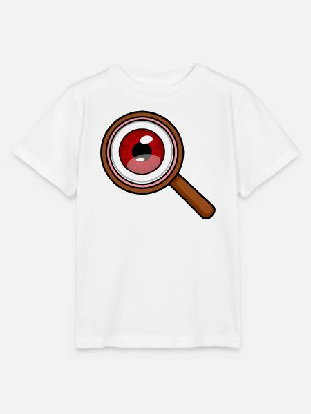Rotauge-Lupe - Stanley/Stella Kinder T-Shirt MINI CREATOR  - Weiß