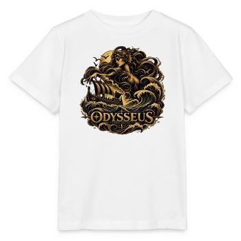 SZWENP – Odysseus Linie - Stanley/Stella Kinder T-Shirt MINI CREATOR  - Weiß - Vorne - Maike (125cm)