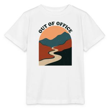 Nicht im Amt: Die krumme Straße in den Bergen - Stanley/Stella Kinder T-Shirt MINI CREATOR  - Weiß - Vorne - Maike (125cm)