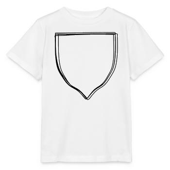 Schild handgezeichnet - Stanley/Stella Kinder T-Shirt MINI CREATOR  - Weiß - Vorne - Maike (125cm)