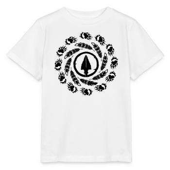Indianer Ureinwohner Traumfänger Western - Stanley/Stella Kinder T-Shirt MINI CREATOR  - Weiß - Vorne - Maike (125cm)