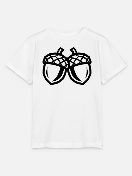 Eichel Symbol Herbst - Stanley/Stella Kinder T-Shirt MINI CREATOR - Weiß
