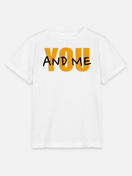 YOU ... and me. - Stanley/Stella Kinder T-Shirt MINI CREATOR - Weiß