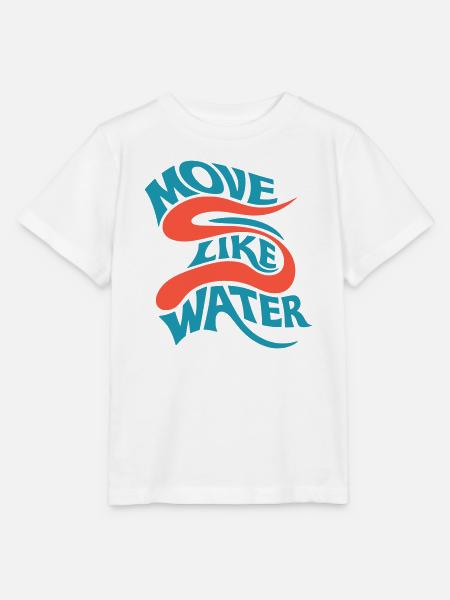 Move like water - Stanley/Stella Kinder T-Shirt MINI CREATOR - Weiß