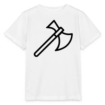 Axt - Stanley/Stella Kinder T-Shirt MINI CREATOR  - Weiß - Vorne - Maike (125cm)