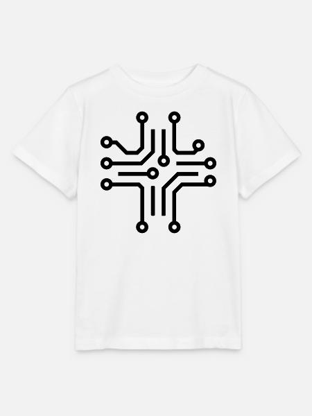 Elektronische Leiterplatten - Stanley/Stella Kinder T-Shirt MINI CREATOR  - Weiß