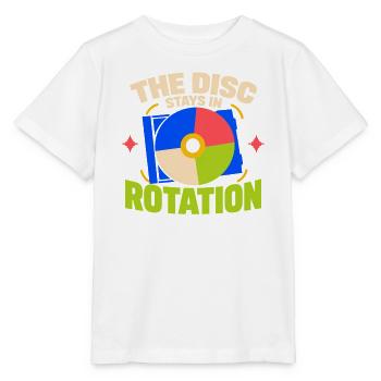 Cd-sammler Kompaktplatte Physisches Medium - Stanley/Stella Kinder T-Shirt MINI CREATOR  - Weiß - Vorne - Maike (125cm)