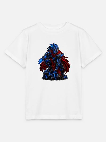 Kristall Alien – Futuristisches Sci-Fi Monster - Stanley/Stella Kinder T-Shirt MINI CREATOR  - Weiß