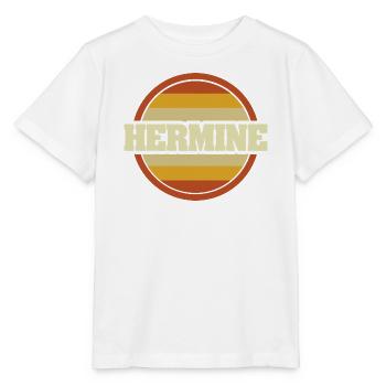 Hermine als Legendaer - Stanley/Stella Kinder T-Shirt MINI CREATOR  - Weiß - Vorne - Maike (125cm)