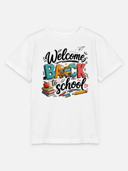 Back to School World Tour - Stanley/Stella Kinder T-Shirt MINI CREATOR - Weiß